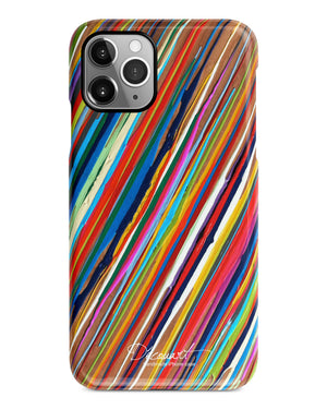 Colourful stripes iPhone 11 case S471B - Decouart