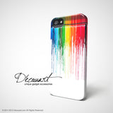 Rainbow dripping paint iPhone 11 case S472 - Decouart