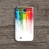 Rainbow dripping paint iPhone 11 case S472 - Decouart
