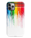 Rainbow dripping paint iPhone 14 case S472