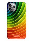 Rainbow circular iPhone 14 case S473B