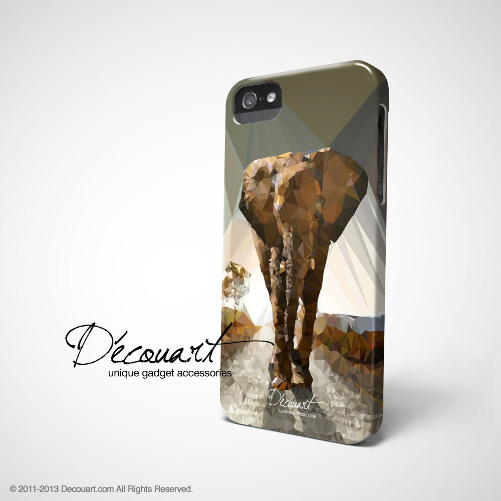 Geometric elephant iPhone 11 case S492 - Decouart
