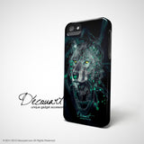 Black wolf iPhone 11 case S493 - Decouart