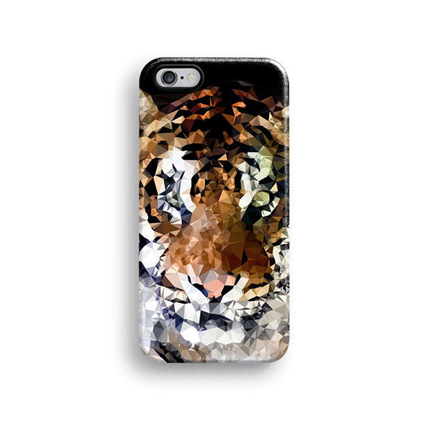 Geometric tiger iPhone 11 case S495 - Decouart