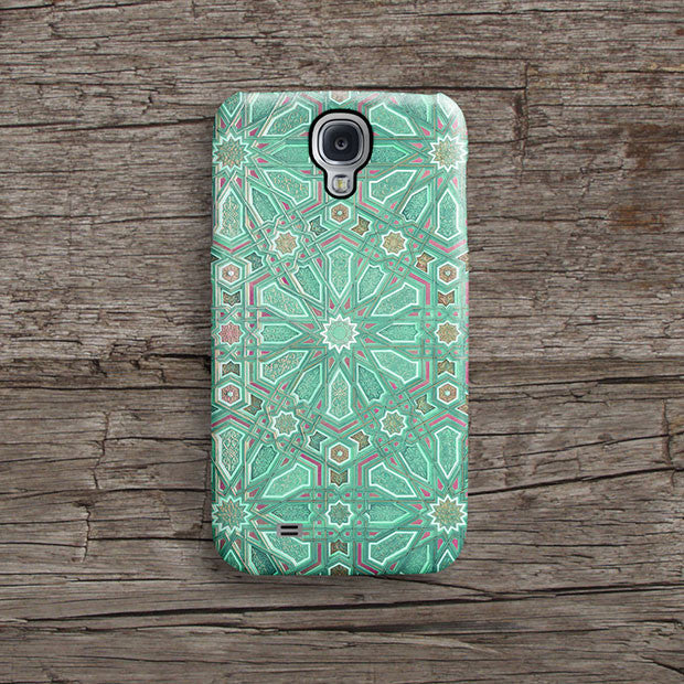 Mint floral iPhone 11 case S511 - Decouart