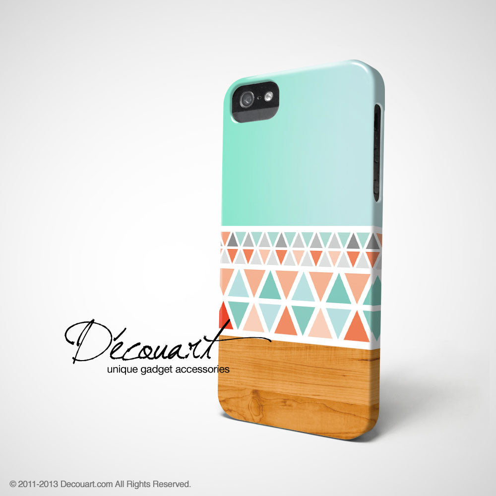 Aztec wood iPhone 12 case S558 - Decouart