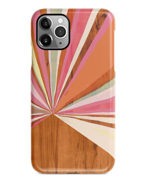 Geometric wood iPhone 12 case S559 - Decouart