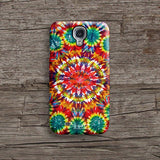 Tie dyed colourful iPhone 12 case S567 - Decouart