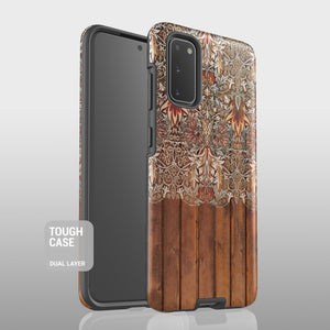 Floral wood Samsung case S573 - Decouart