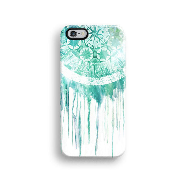 Dream catcher white mint iPhone 12 case S588 - Decouart
