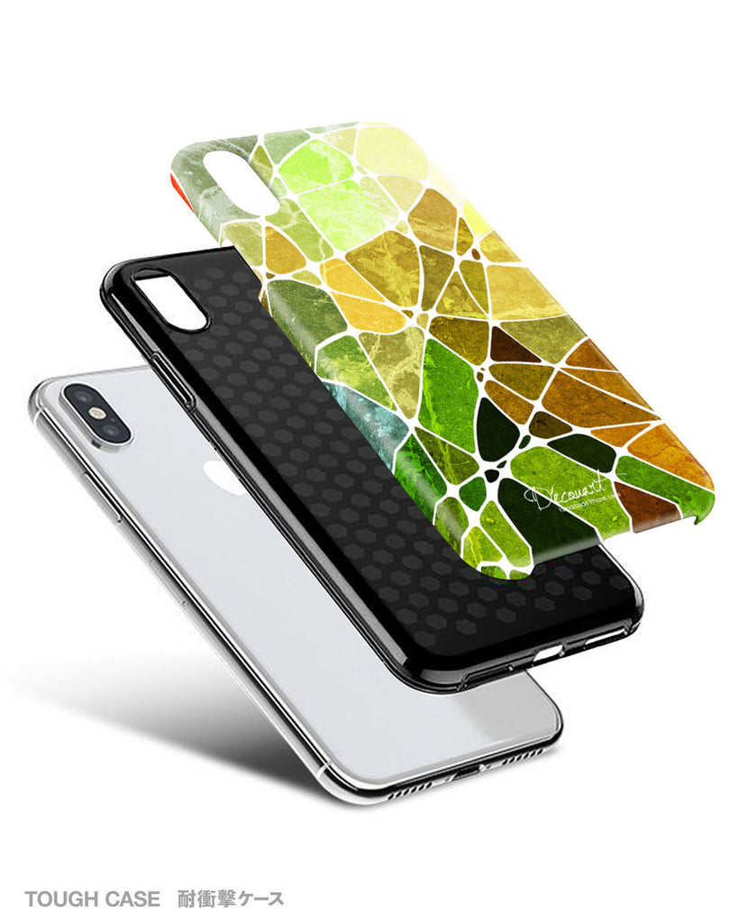 Green grunge texture iPhone 12 case S609 - Decouart