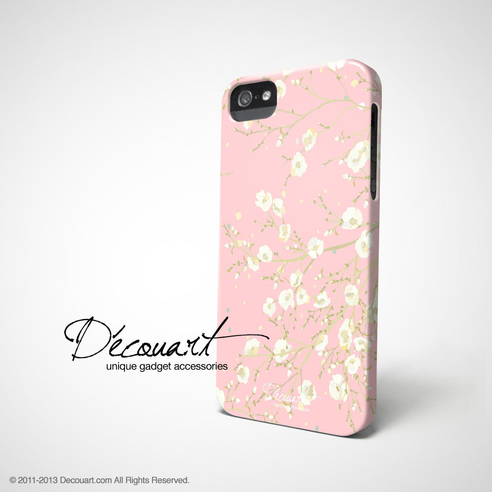 Pink floral iPhone 12 case S613 - Decouart