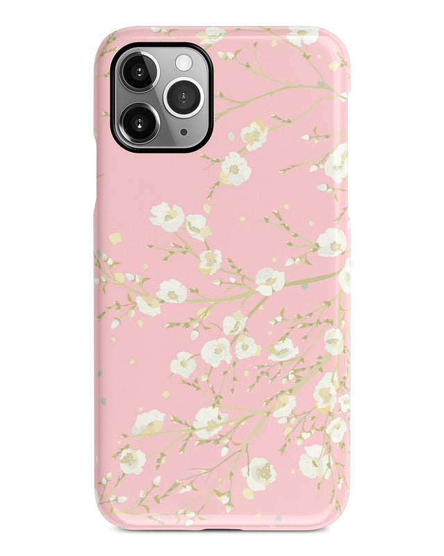 Pink floral iPhone 12 case S613 - Decouart