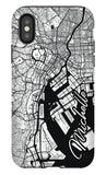 City map iPhone tough case