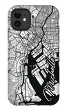 City map iPhone tough case
