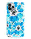 Turquoise floral iPhone 14 case S624