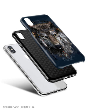 Wolf illustration iPhone 12 case S644 - Decouart