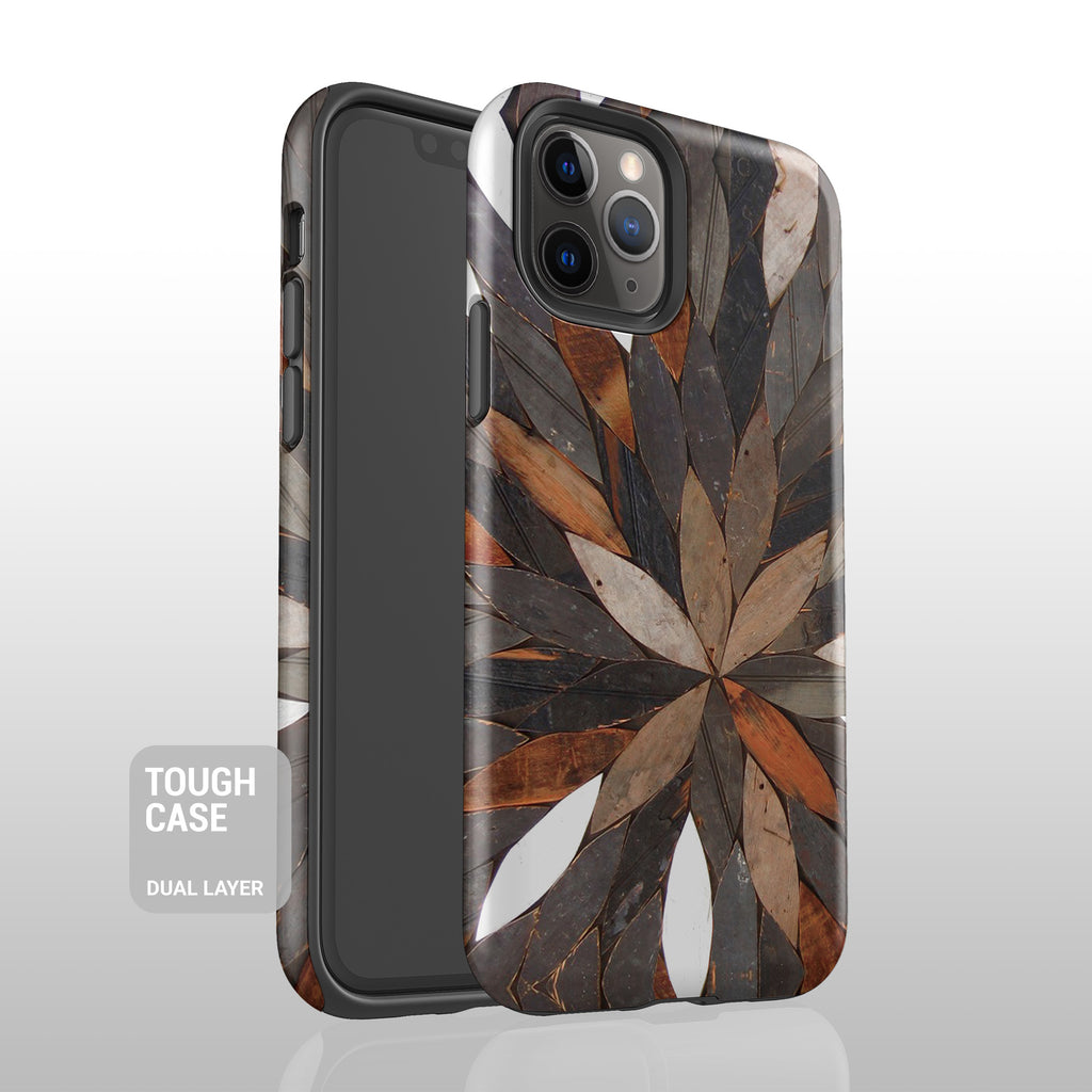 Nature iPhone 12 case S652 (NOT real wood) - Decouart