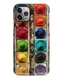 Watercolour set iPhone 12 case S668 - Decouart