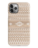 Aztec wood iPhone 14 case S669