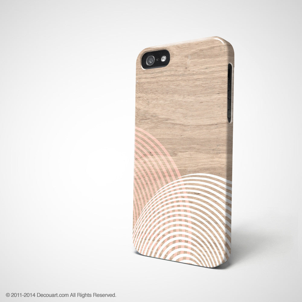 Geometric wood iPhone 12 case S671 - Decouart