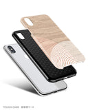 Geometric wood iPhone 12 case S671 - Decouart