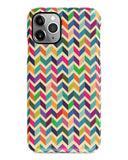 Colourful chevron iPhone 14 case S672