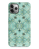 Mint floral iPhone 14 case S680