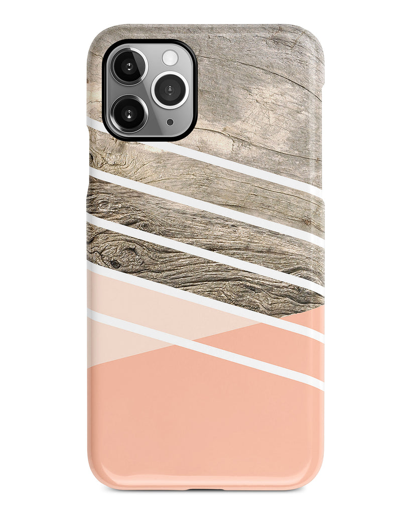 Geometric wood iPhone 12 case S689 - Decouart