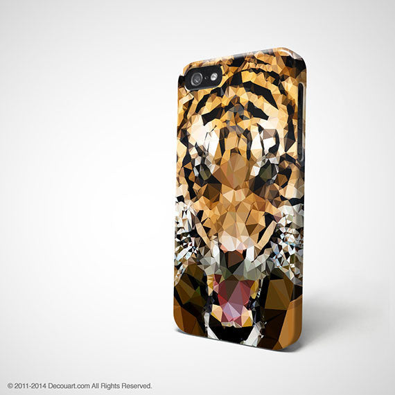 Geometric tiger iPhone 12 case S696 - Decouart