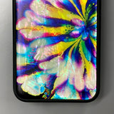 Natural shell floral ink iPhone case