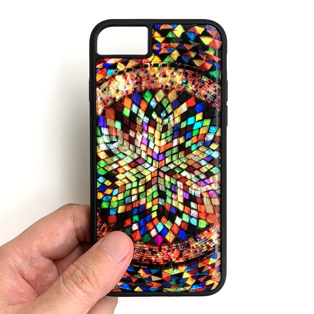 Natural shell Turkish mosaic iPhone case