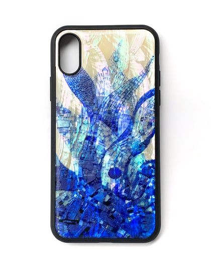 Natural shell whale iPhone case - Decouart